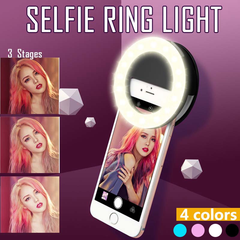 Photography Lighting Equipment - LED 셀카 링 라이트, USB 충전
