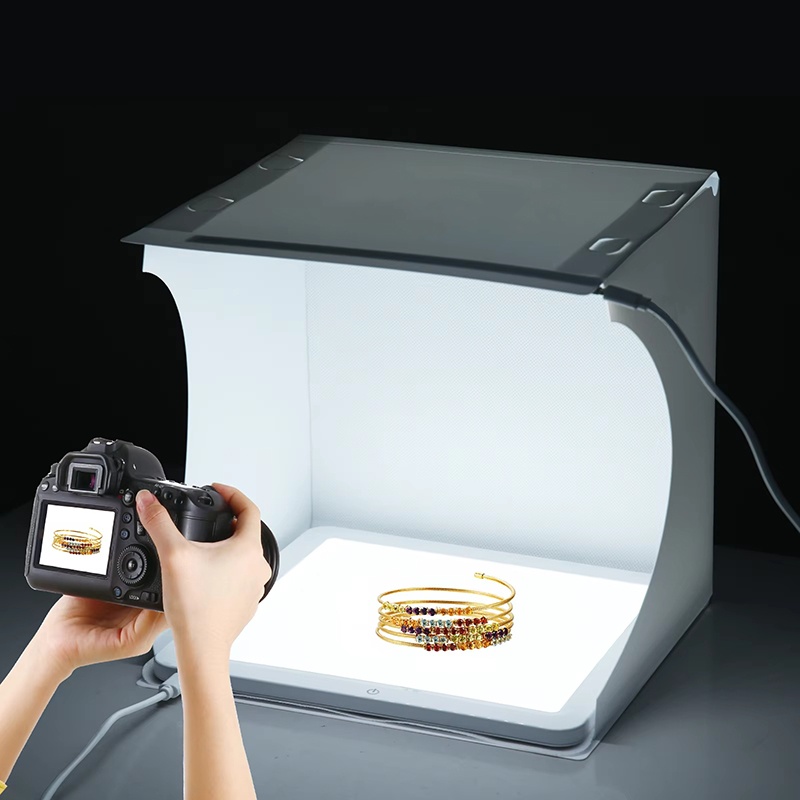 Photography Lighting And Background - 20cm 휴대용 포토박스 사진 촬영 접이식