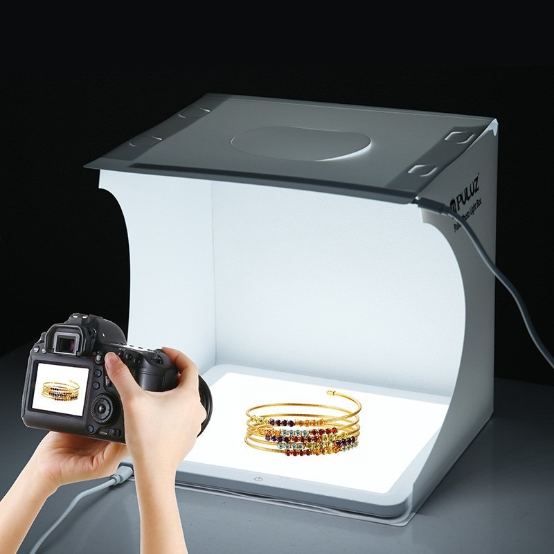 Photography Lighting No Shadows - 20cm/29cm 미니 LED 무그림자 하단 조명