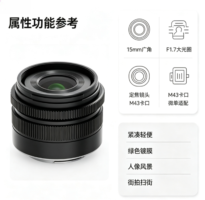 15mm F1.7 MFT 단렌즈, 광각, 큰 조리개,  - Photography Lighting Angles 리뷰 및 가격