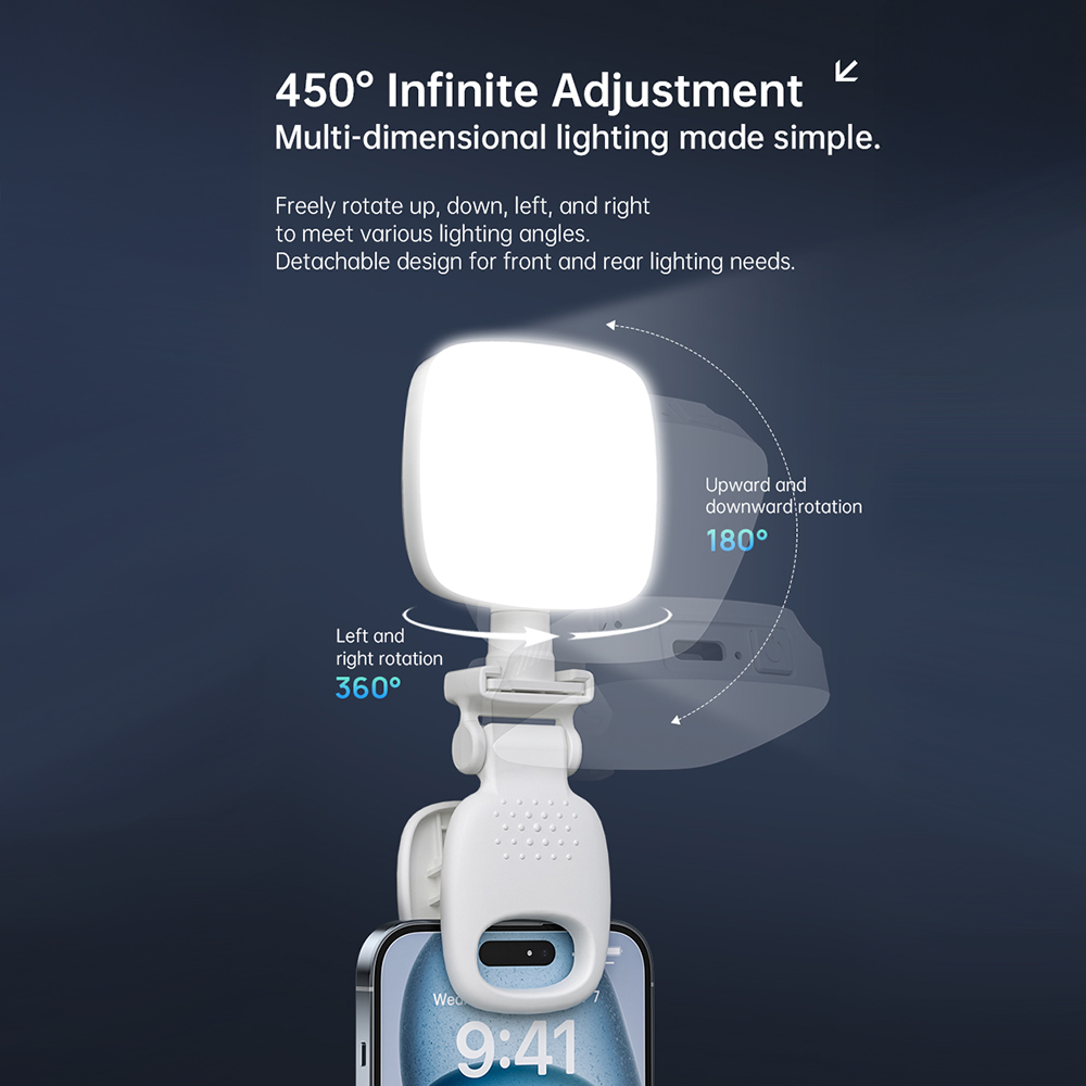 휴대용 클립형 미니 LED 셀카 조명, 디밍 가능한 뷰 - Photography Lighting Equipment 리뷰 및 가격