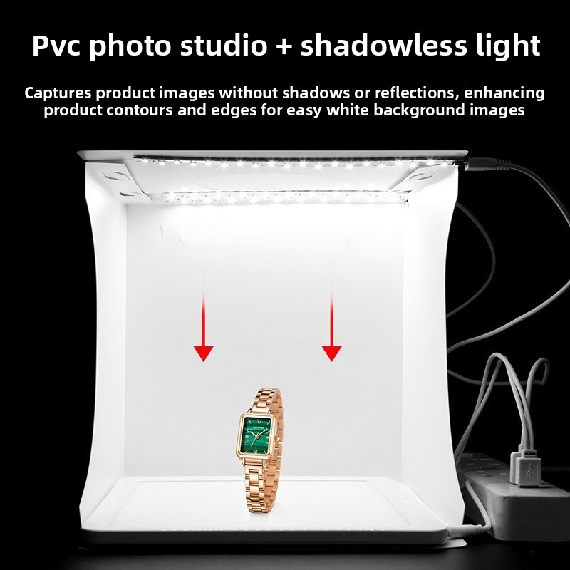 2-in-1 20cm 미니 LED 사진 조명 박스 접이 - Photography Lighting No Shadows 리뷰 및 가격