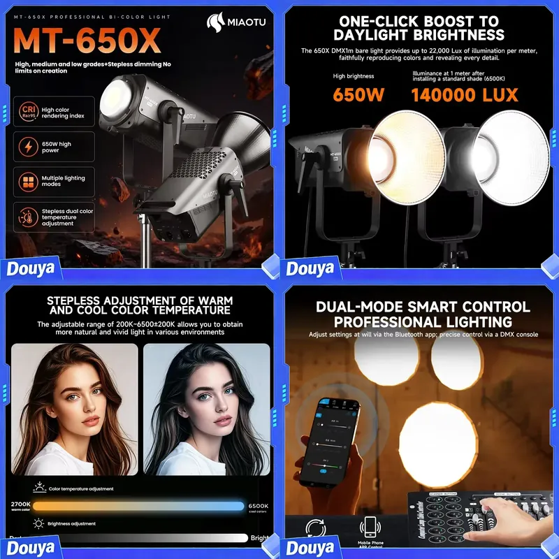 MIAOTU 고출력 사진 조명, 2700-6500K,  - Photography Lighting Direction 리뷰 및 가격