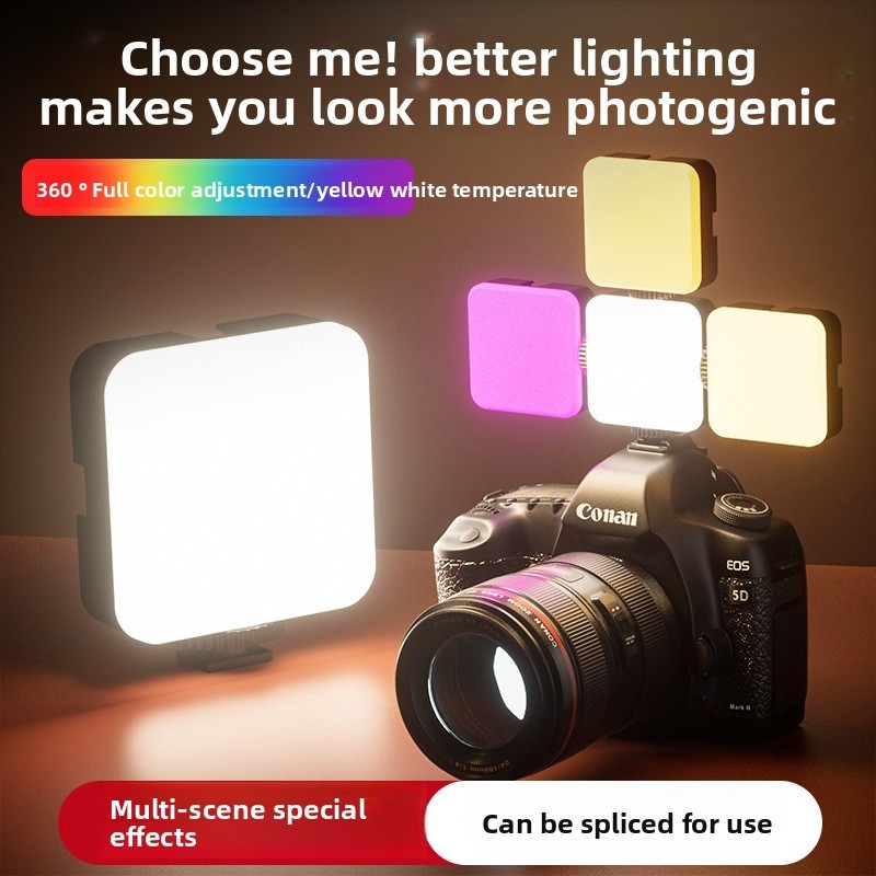 RGB 포켓 라이트 야외 촬영 보조광 라이브 스트리밍  - Photography Lighting Equipment 리뷰 및 가격