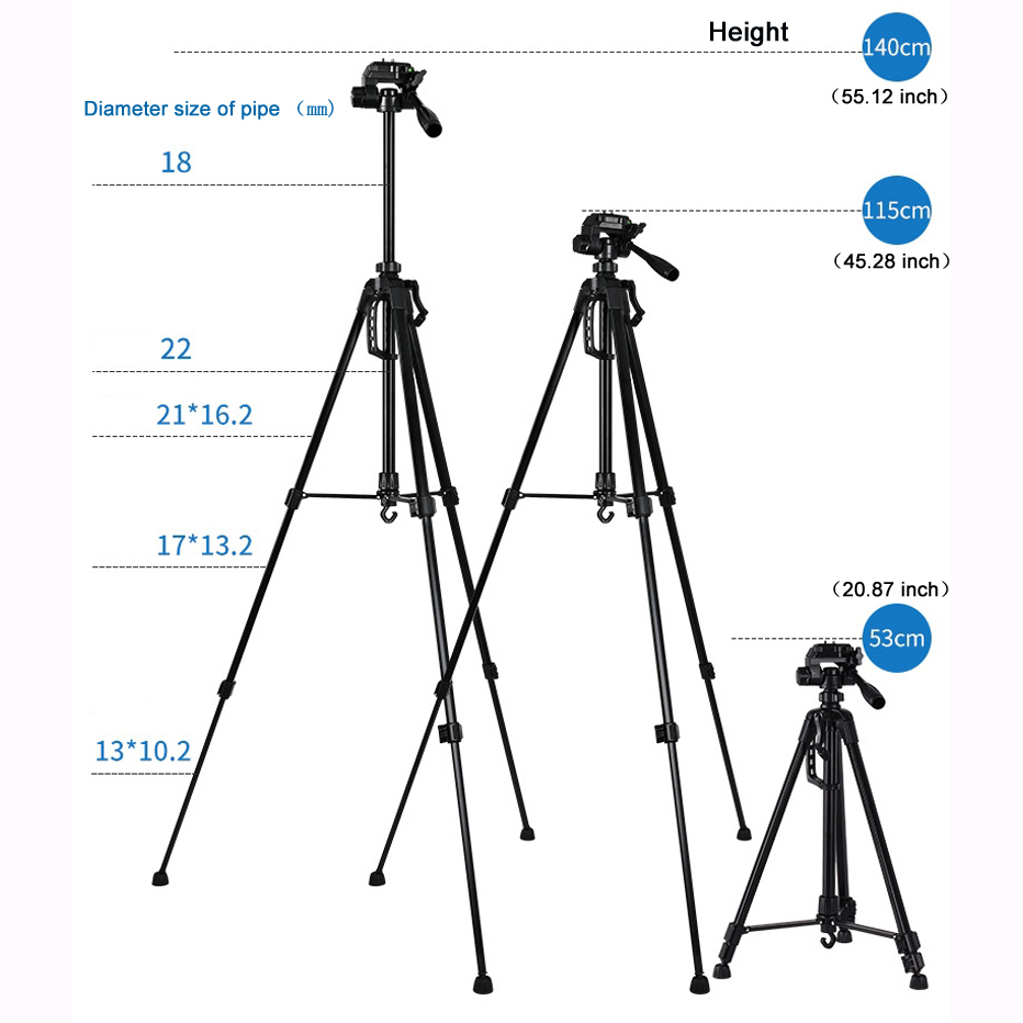 55인치 범용 삼각대 스탠드 (휴대폰 카메라, 쌍안경, - Photography Lighting Indoor 리뷰 및 가격