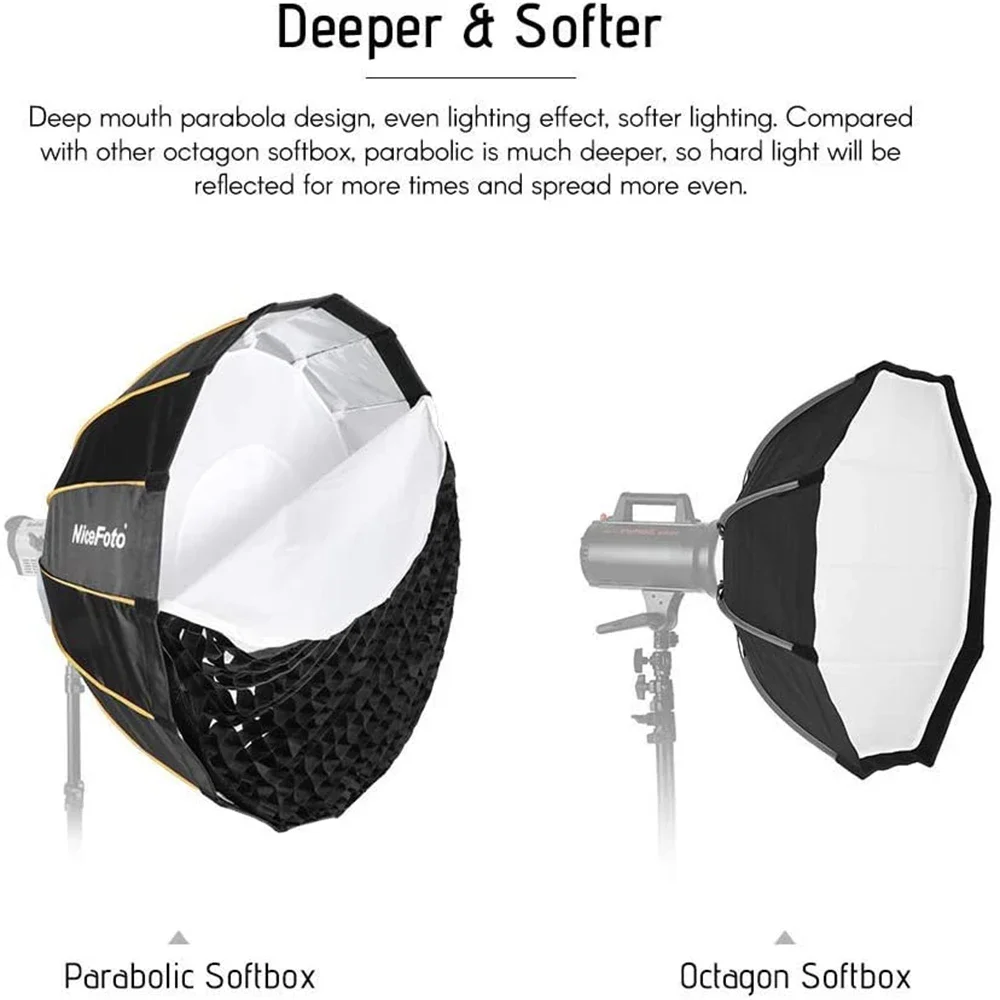 나이스포토 LED 35인치/90cm 퀵 세트업 접이식  - Parabolic Umbrella Deep 리뷰 및 가격
