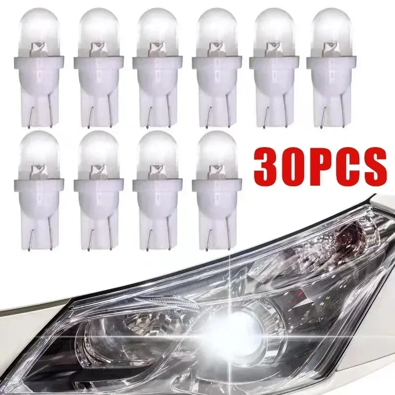 10/30개입 자동차 T10 LED 전구 LED 라이트 - Interior Photography Lighting 리뷰 및 가격